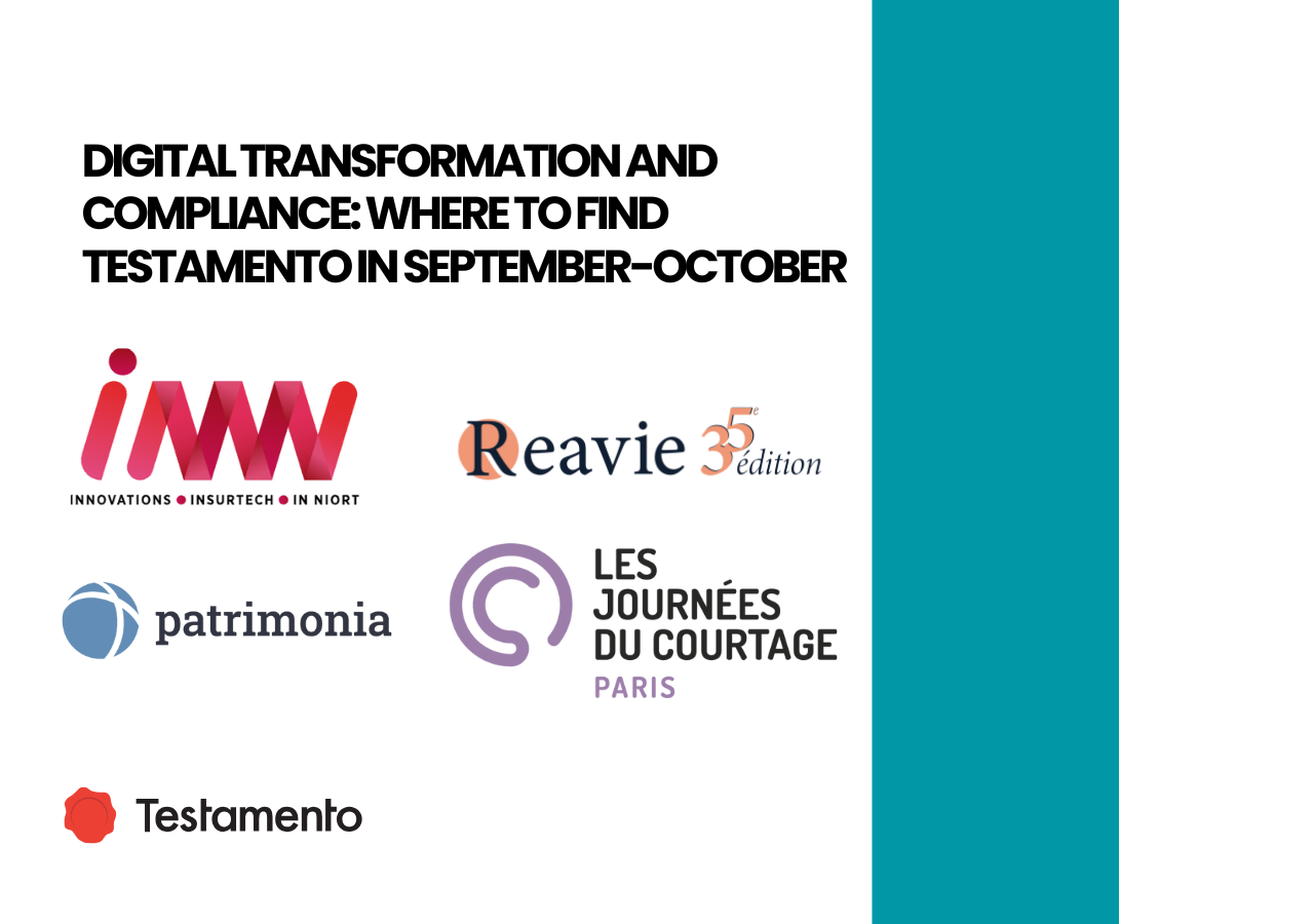 You are currently viewing Digital transformation and compliance: where to find Testamento in september and october 2025